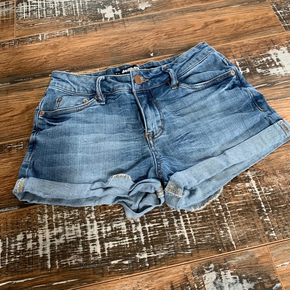 Denim shorts